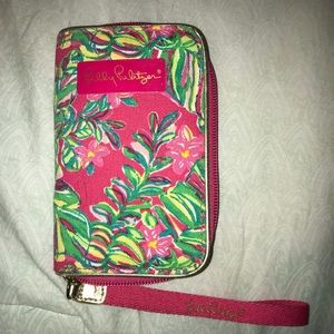 Lilly Pulitzer zip-up wallet